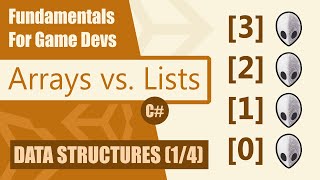 Data Structures For Game Devs Arrays vs Lists  Unity Tutorial Part 1 [upl. by Ecyoj]