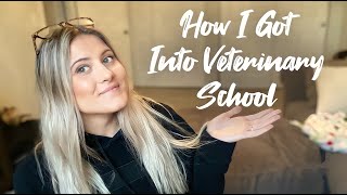 how to get into veterinary school accepted to 7 schools [upl. by Eitsirc]