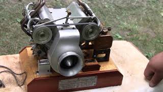 INCREDIBLE HOMEMADE V4 ENGINE from scratch [upl. by Aivyls]