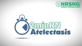 Atelectasis  2minRN  Nursing Care for NCLEX [upl. by Udele924]