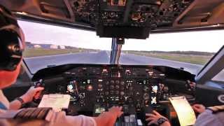 Dash 8300 Takeoff amp Landing [upl. by Ardnaik141]