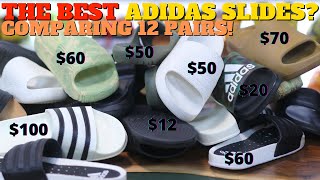 TOP 10 adidas SLIDES Compared [upl. by Tamarah616]