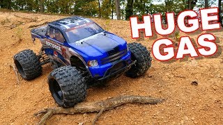 HUGE Gas RC Monster Truck 15 Scale Giant  Redcat Racing Rampage XT  TheRcSaylors [upl. by Yroc]