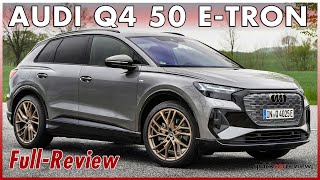 AUDI Q4 etron Full Review of my Test Drive in the Electric Compact SUV  Battery Range Charge Price [upl. by Wamsley]