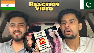 Reaction on Romaisa khan VS Areeqa haq tik tok  Bombay wala reaction [upl. by Kcirdek]