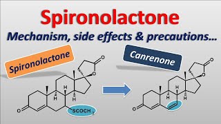 Spironolactone  Mechanism side effects precautions [upl. by Cuhp655]