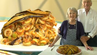 Pasta Grannies enjoy Adis anelletti timballo from Palermo [upl. by Ambert]