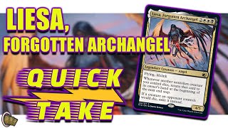 Liesa Forgotten Archangel EDH QuickTake  The Commander Crew  Magic The Gathering Commander [upl. by Ahsanat]