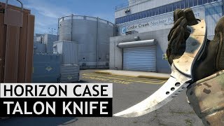 Talon Knife Animations  Horizon Case Update  CSGO [upl. by Oilalue]