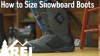 Snowboarding How to Size Snowboard Boots [upl. by Rondi976]