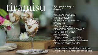 Slimming World Tiramisu recipe  3 Syns per serving [upl. by Aniad423]