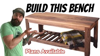 How To Build a Bench  Easy DIY Bench [upl. by Egroej]