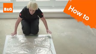 How to lay flooring part 1 preparation [upl. by Anivek]