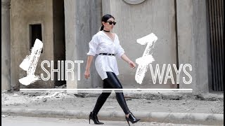 How to Style Oversized Shirt  7 Looks [upl. by Fidele]