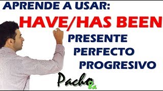 Estructura gramatical Presente Perfecto Progresivo  HAVE  HAS BEEN  Clases inglés [upl. by Murvyn250]