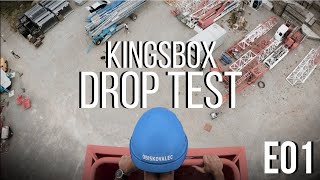 Drop test of KingsBox sports equipment E01 KingsBox Hex dumbbells [upl. by Lleinad]