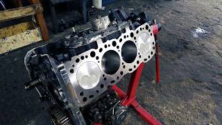 Toyota HILUX 3L Engine REBUILD Timelapse [upl. by Ffej]