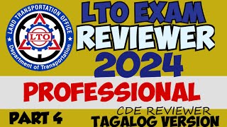 2024 PROFESSIONAL LTO EXAM REVIEWER TAGALOG PART 4 [upl. by Maryl804]