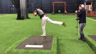 NCAA MLB Pitching Lesson From high 70s to mid 80s [upl. by Anaila]