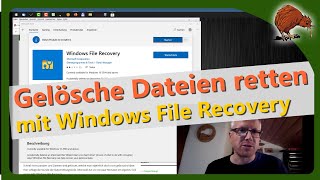 Windows gelöschte Dateien wiederherstellen mit Windows File Recovery [upl. by Salim]