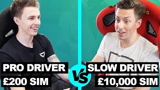 Worlds Fastest Gamer vs Normal Guy  Sim Racing Challenge [upl. by Ettelrahc]