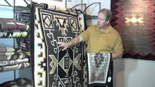 Two Grey Hills Navajo weavings how to identify and their history [upl. by Muryh]