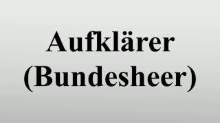 Aufklärer Bundesheer [upl. by Ramyar]