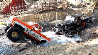 Two Trucks Compete on a Large Backyard Scale Trail Park  RC ADVENTURES [upl. by Granville378]