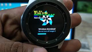 Galaxy Watch 46mm Flash Firmware Using Wireless Download [upl. by Gnilsia259]