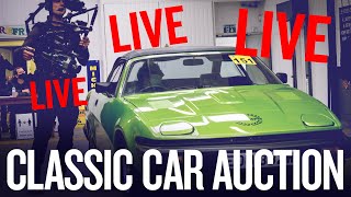 LIVE CLASSIC CAR AUCTION  SATURDAY 1 MAY 2021 [upl. by Aynnek]