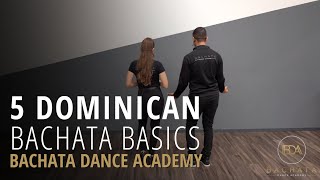 Dominican Bachata Footwork amp Partnerwork  Demetrio amp Nicole  Bachata Dance Academy [upl. by Esinrahs]