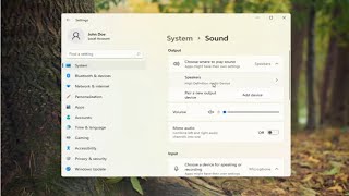 How to Change Sound Output Windows 11 HDMI Headphones Optical Out [upl. by Enyamert934]