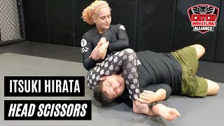 Itsuki Hirata Head Scissors Submission in MMA [upl. by Oliric628]