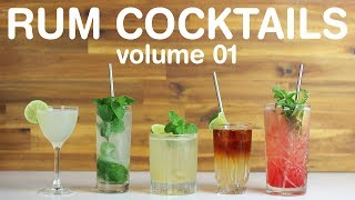 BEST RUM COCKTAILS  volume 01 [upl. by Sherburn789]