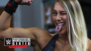 Building strong arms with Rhea Ripley WWE Performance Center Workouts Feb 9 2018 [upl. by Wyn]