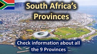 South Africa  Information about the 9 Provinces [upl. by Ainosal]