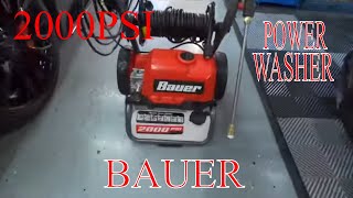 BAUER 2000PSI Power Washer Will This Be Effective For Auto Detailing [upl. by Ennayhs]