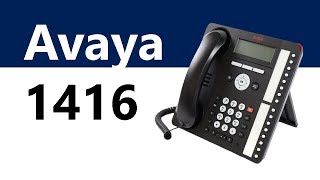 The Avaya 1416 Digital Phone  Product Overview [upl. by Anrapa867]