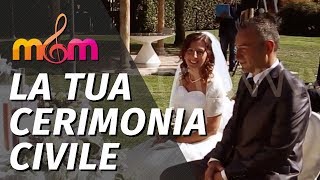 CERIMONIERE rito civile MATRIMONIO per la tua cerimonia personalizzata [upl. by Lhary]