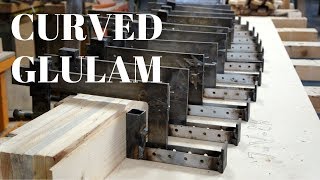 Glulam Structure Pt1  Making varying geometry beams [upl. by Lac796]