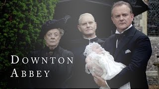 Baby Sybils Christening  Downton Abbey  Season 3 [upl. by Nnahaid]