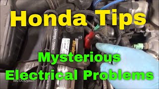 Honda Tips Mysterious Electrical Problems [upl. by Harlen319]