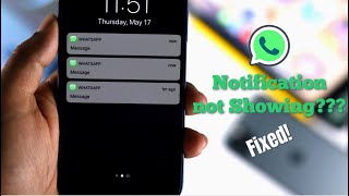 Fix WhatsApp Notifications Not Working Home Screen amp Status Bar [upl. by Katt199]