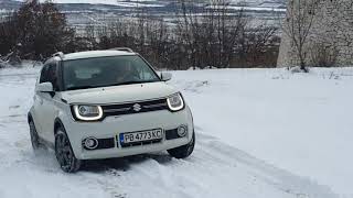 Suzuki Ignis 4x4 in the snow [upl. by Meensat]