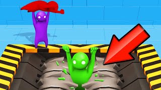 SHREDDER vs JELLY in GANG BEASTS Insane [upl. by Wanonah]