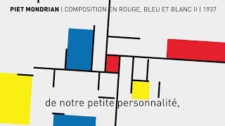 Composition en rouge bleu et blanc II  Piet Mondrian  Centre Pompidou [upl. by Geffner]