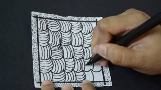 10 Simple Zentangle Patterns for Beginners [upl. by Chester]