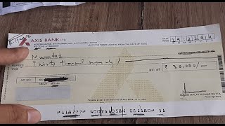 how to fill cheque [upl. by Akinorev562]