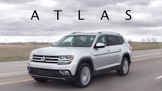 2019 VW Atlas 4MOTION Review  Its Huge [upl. by Iruj]