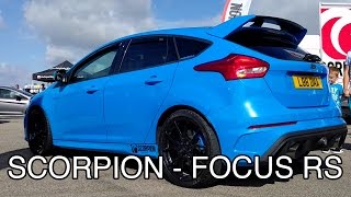 Ford Focus RS MK3  Scorpion Exhaust Sound  Ford Fair 2016 [upl. by Woehick966]